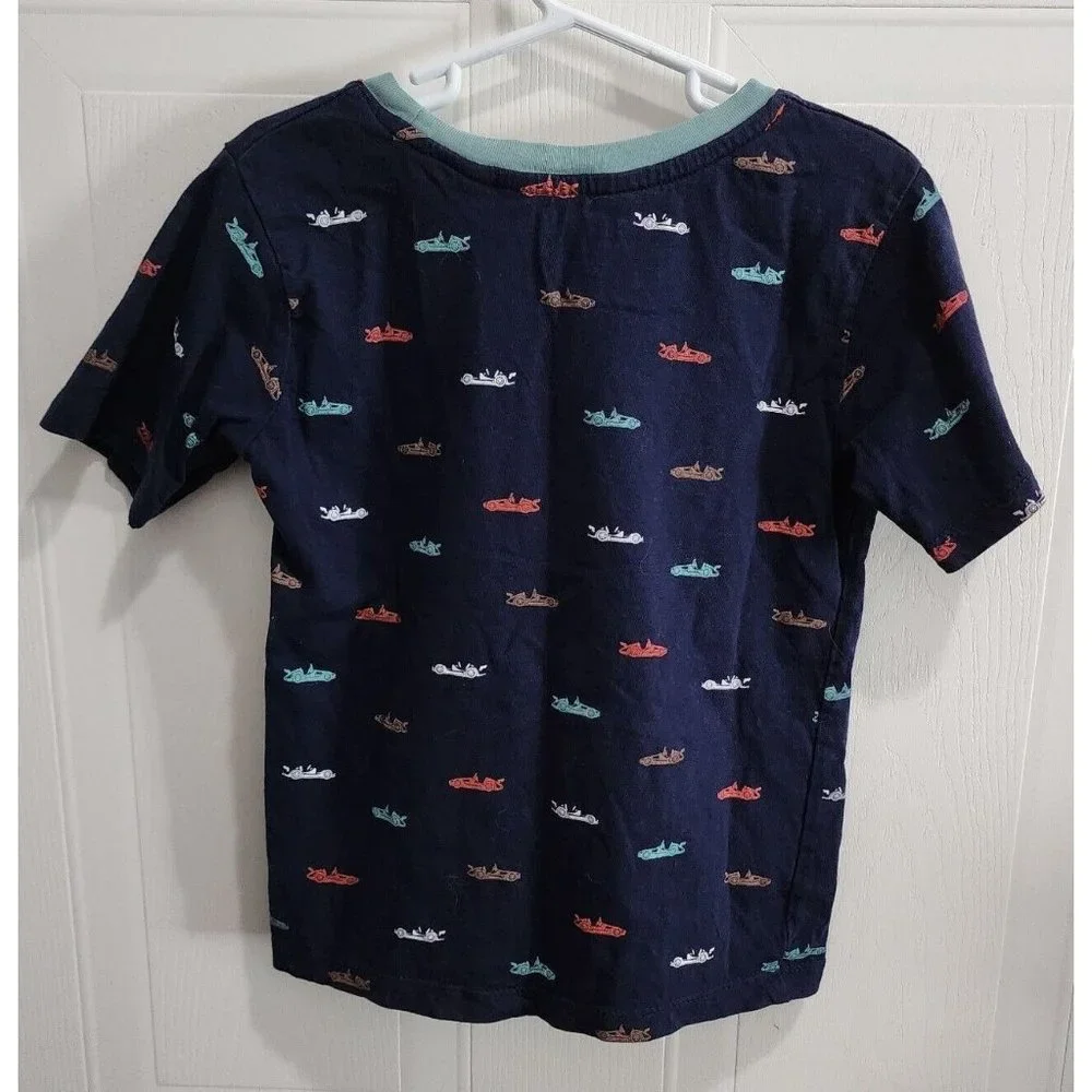 Lot of 2 Ben Sherman Kids Short Sleeve Tee Shirts‎ Boys Size 6 - Striped, Cars